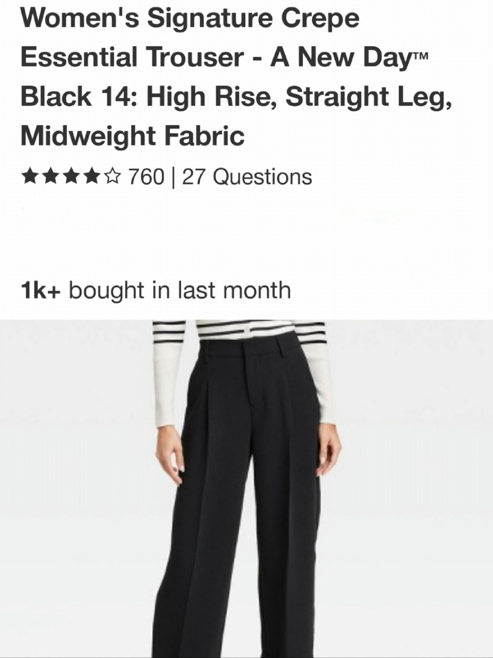 A New Day Trouser